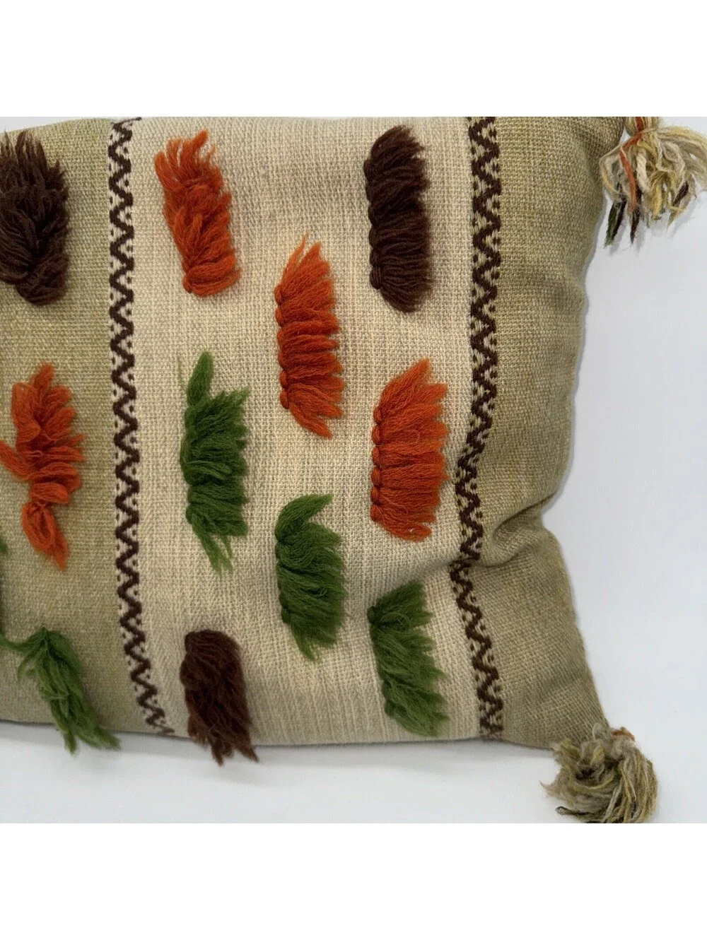 traditional kilim Style pillow boho decor vintage style 17” X 13”